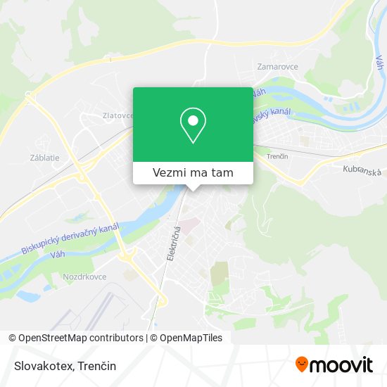 Slovakotex mapa