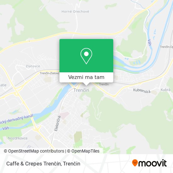 Caffe & Crepes Trenčín mapa