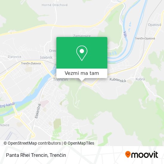 Panta Rhei Trencin mapa