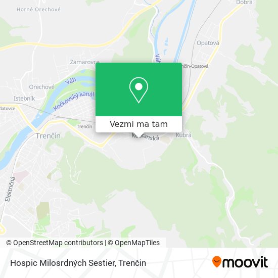 Hospic Milosrdných Sestier mapa