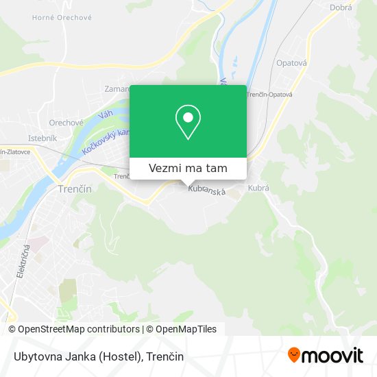 Ubytovna Janka (Hostel) mapa