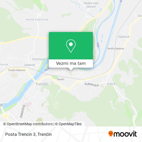 Posta Trencin 3 mapa