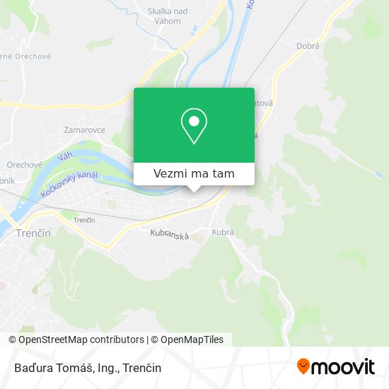 Baďura Tomáš, Ing. mapa