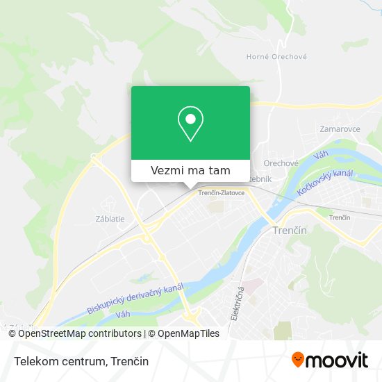 Telekom centrum mapa