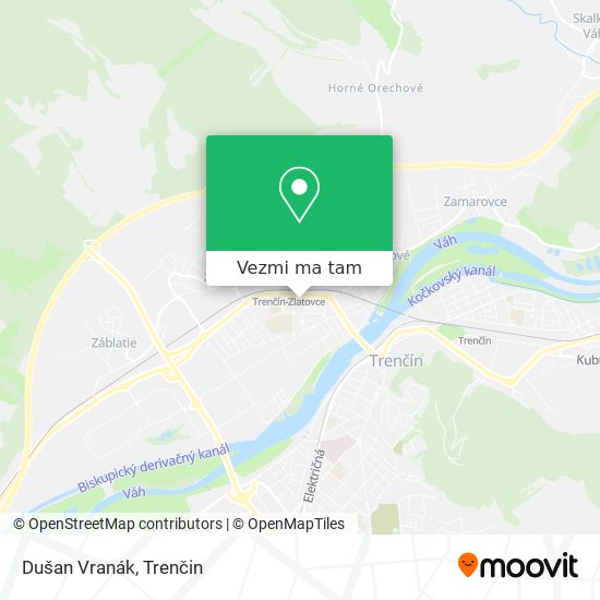 Dušan Vranák mapa