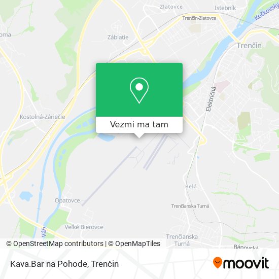 Kava.Bar na Pohode mapa