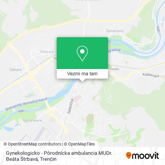 Gynekologicko - Pôrodnícka ambulancia MUDr. Beáta Štrbavá mapa