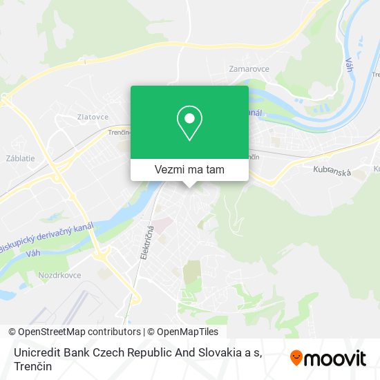 Unicredit Bank Czech Republic And Slovakia a s mapa