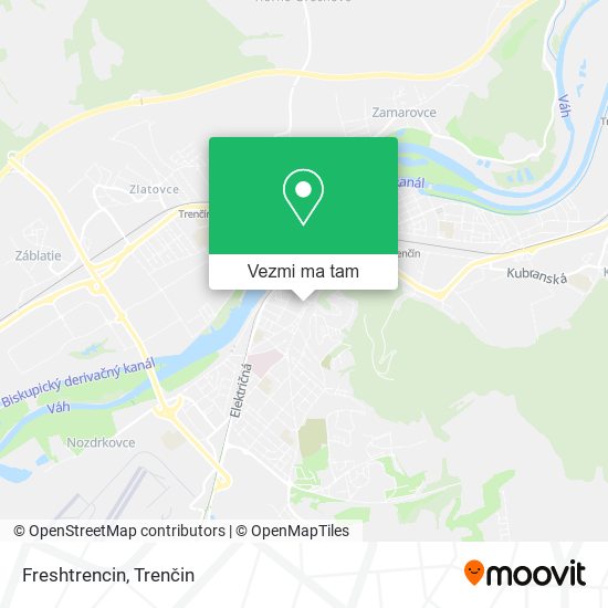 Freshtrencin mapa