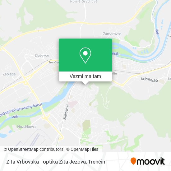 Zita Vrbovska - optika Zita Jezova mapa