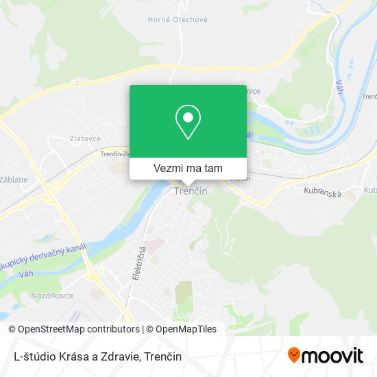 L-štúdio Krása a Zdravie mapa