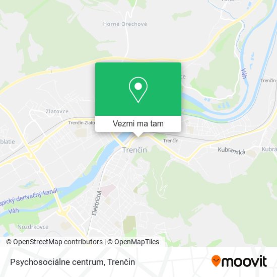 Psychosociálne centrum mapa