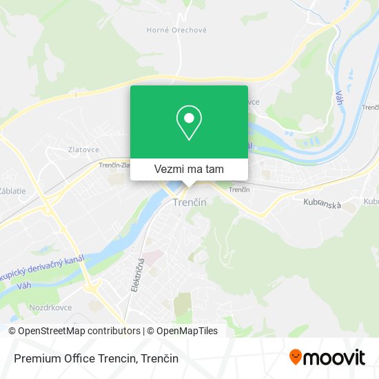 Premium Office Trencin mapa