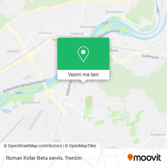 Roman Kolar-Beta servis mapa