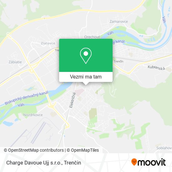 Charge Davoue Ujj s.r.o. mapa