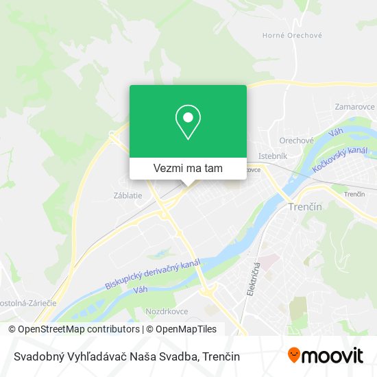 Svadobný Vyhľadávač Naša Svadba mapa