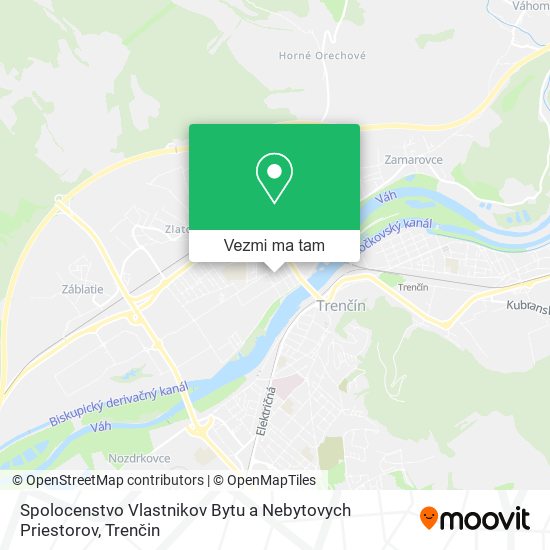 Spolocenstvo Vlastnikov Bytu a Nebytovych Priestorov mapa