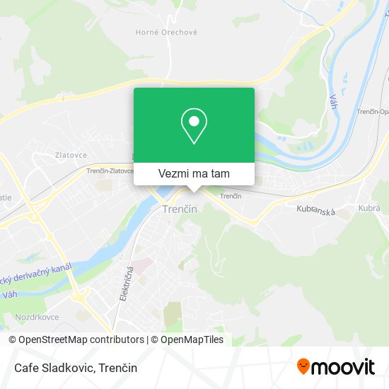 Cafe Sladkovic mapa