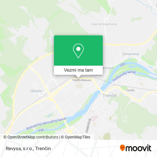 Revysa, s.r.o. mapa