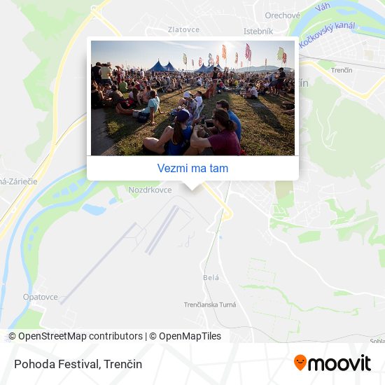 Pohoda Festival mapa