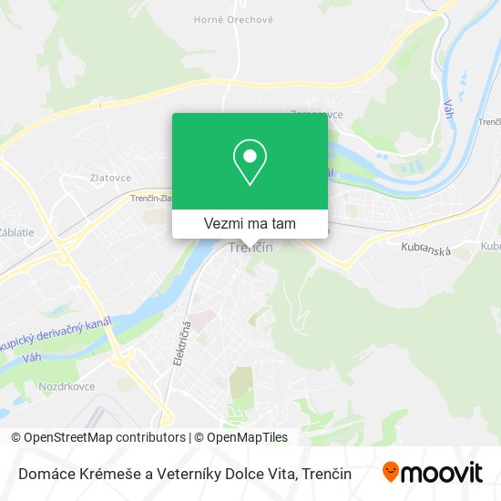 Domáce Krémeše a Veterníky Dolce Vita mapa