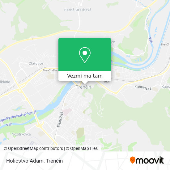 Holicstvo Adam mapa