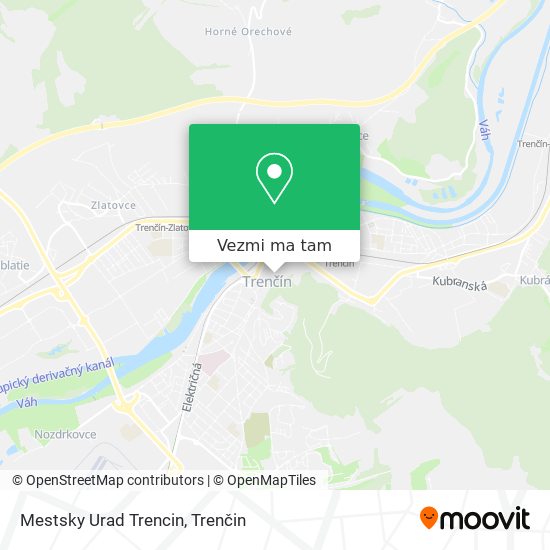 Mestsky Urad Trencin mapa