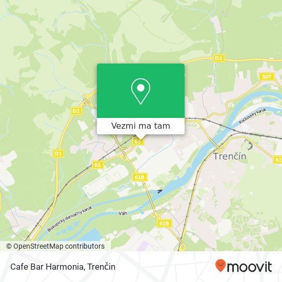 Cafe Bar Harmonia mapa