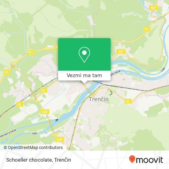 Schoeller chocolate mapa