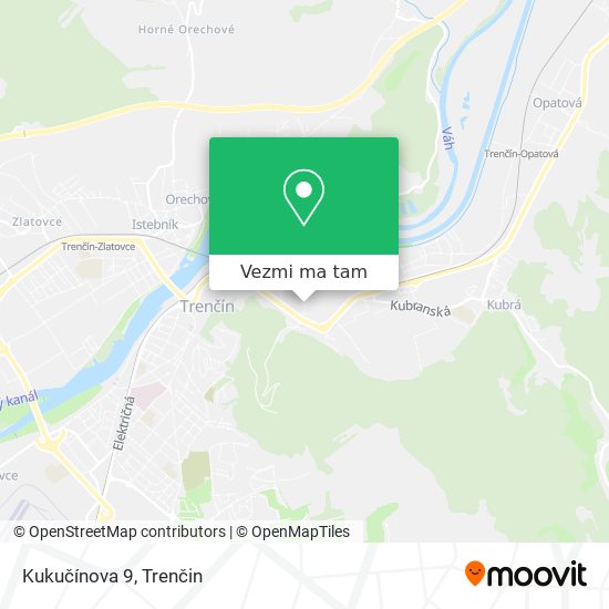 Kukučínova 9 mapa