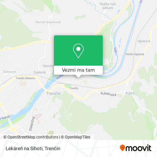 Lekáreň na Sihoti mapa