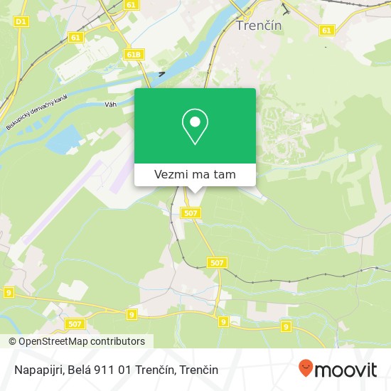 Napapijri, Belá 911 01 Trenčín mapa