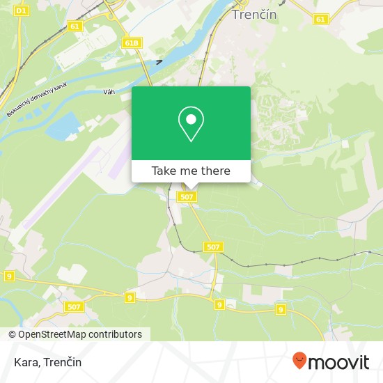 Kara, Belá 911 01 Trenčín mapa