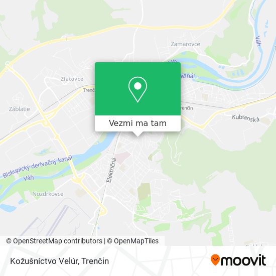 Kožušníctvo Velúr mapa