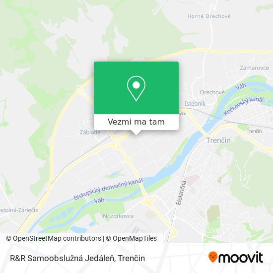 R&R Samoobslužná Jedáleň mapa