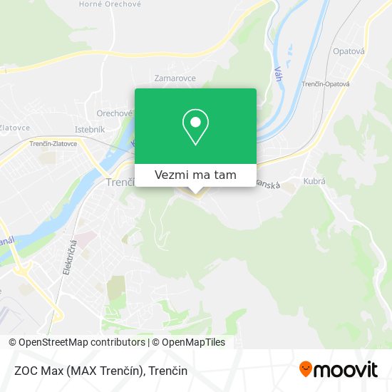 ZOC Max (MAX Trenčín) mapa