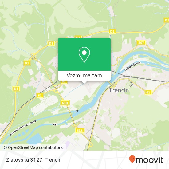 Zlatovska 3127 mapa