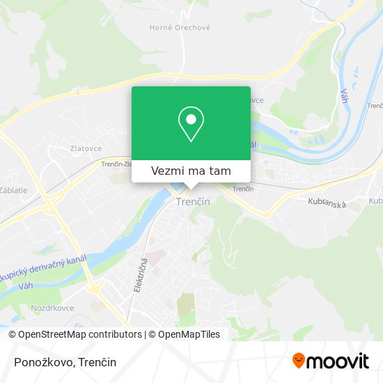 Ponožkovo mapa