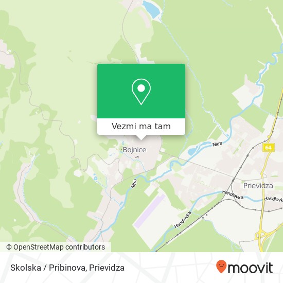 Skolska / Pribinova mapa