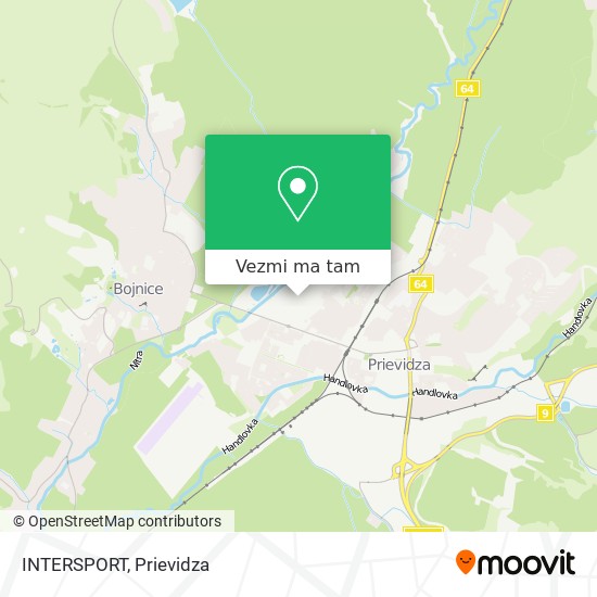 INTERSPORT mapa