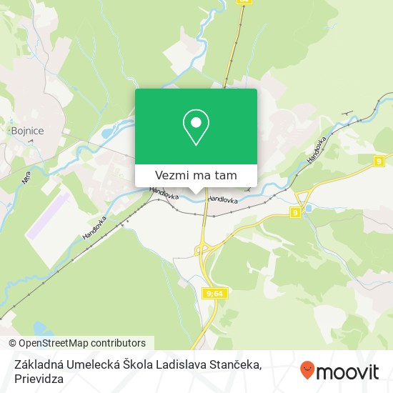 Základná Umelecká Škola Ladislava Stančeka mapa