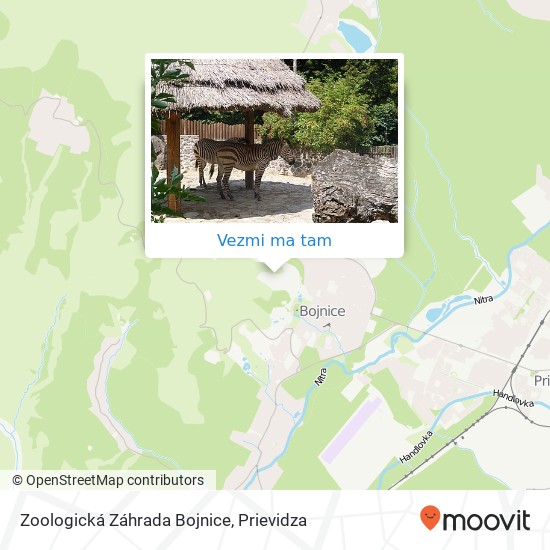 Zoologická Záhrada Bojnice mapa