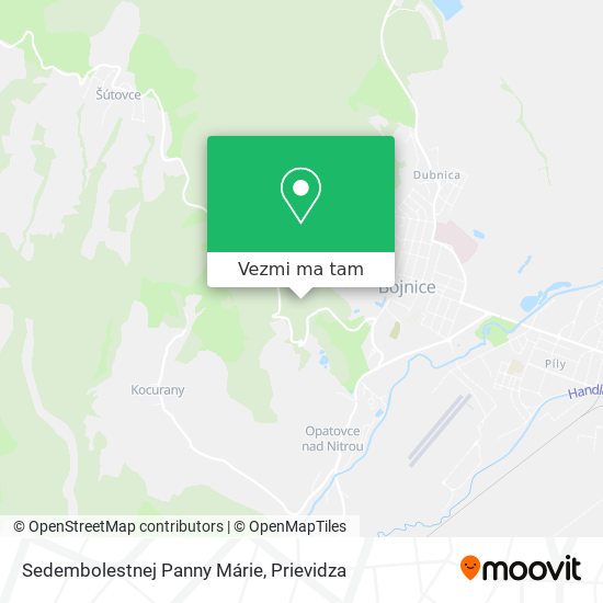 Sedembolestnej Panny Márie mapa