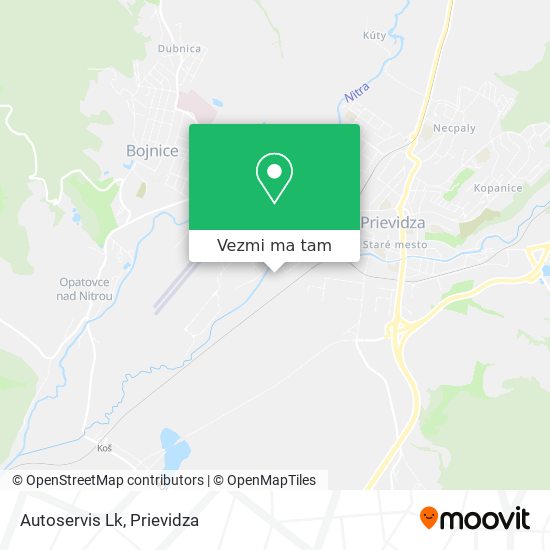 Autoservis Lk mapa