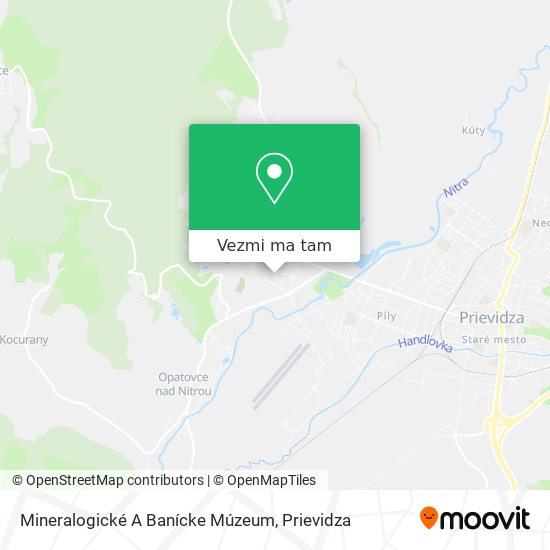 Mineralogické A Banícke Múzeum mapa