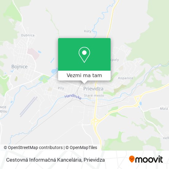 Cestovná Informačná Kancelária mapa