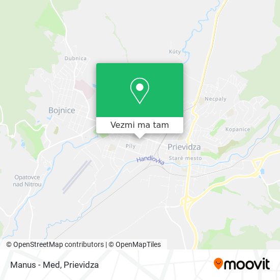 Manus - Med mapa