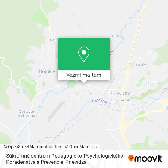 Súkromné centrum Pedagogicko-Psychologického Poradenstva a Prevencie mapa