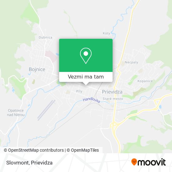 Slovmont mapa