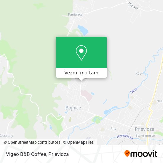 Vigeo B&B Coffee mapa